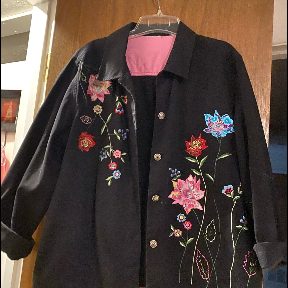 BLACK DENIM JACKET